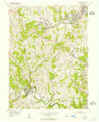 Download a high-resolution, GPS-compatible USGS topo map for Ellsworth, PA (1955 edition)