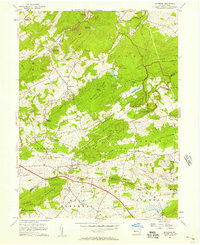 Download a high-resolution, GPS-compatible USGS topo map for Elverson, PA (1957 edition)