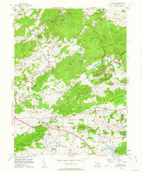 Download a high-resolution, GPS-compatible USGS topo map for Elverson, PA (1963 edition)