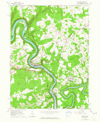 Download a high-resolution, GPS-compatible USGS topo map for Emlenton, PA (1965 edition)