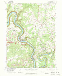 Download a high-resolution, GPS-compatible USGS topo map for Emlenton, PA (1971 edition)