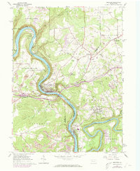 Download a high-resolution, GPS-compatible USGS topo map for Emlenton, PA (1973 edition)