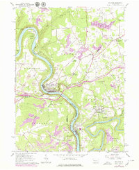 Download a high-resolution, GPS-compatible USGS topo map for Emlenton, PA (1979 edition)