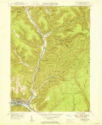 Download a high-resolution, GPS-compatible USGS topo map for Emporium, PA (1950 edition)