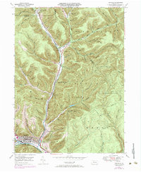 Download a high-resolution, GPS-compatible USGS topo map for Emporium, PA (1984 edition)