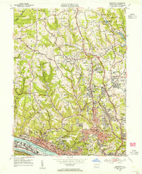Download a high-resolution, GPS-compatible USGS topo map for Emsworth, PA (1955 edition)