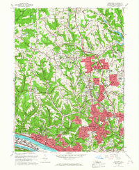 Download a high-resolution, GPS-compatible USGS topo map for Emsworth, PA (1968 edition)