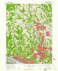 Download a high-resolution, GPS-compatible USGS topo map for Emsworth, PA (1961 edition)