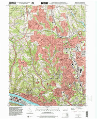 Download a high-resolution, GPS-compatible USGS topo map for Emsworth, PA (1999 edition)