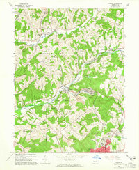 Download a high-resolution, GPS-compatible USGS topo map for Ernest, PA (1965 edition)