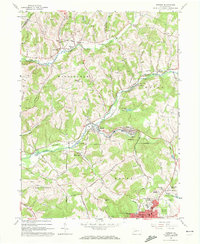 Download a high-resolution, GPS-compatible USGS topo map for Ernest, PA (1972 edition)