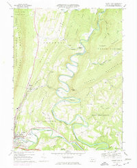 Download a high-resolution, GPS-compatible USGS topo map for Everett East, PA (1974 edition)