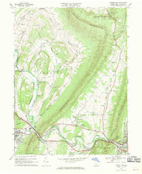 Download a high-resolution, GPS-compatible USGS topo map for Everett West, PA (1970 edition)