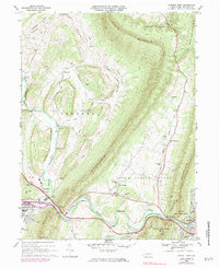 Download a high-resolution, GPS-compatible USGS topo map for Everett West, PA (1983 edition)