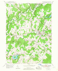 Download a high-resolution, GPS-compatible USGS topo map for Factoryville, PA (1968 edition)