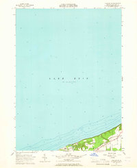 preview thumbnail of historical topo map of Erie County, PA in 1957