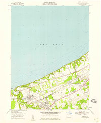 1957 Map of Girard, PA, 1958 Print