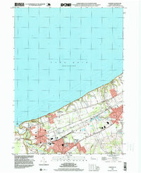 preview thumbnail of historical topo map of Erie County, PA in 1998