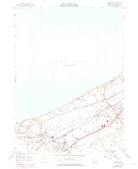 1957 Map of Girard, PA, 1970 Print