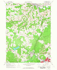 Download a high-resolution, GPS-compatible USGS topo map for Falls Creek, PA (1968 edition)