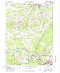 Download a high-resolution, GPS-compatible USGS topo map for Falls Creek, PA (1973 edition)
