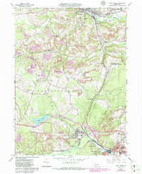 Download a high-resolution, GPS-compatible USGS topo map for Falls Creek, PA (1986 edition)