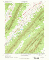 Download a high-resolution, GPS-compatible USGS topo map for Fannettsburg, PA (1969 edition)