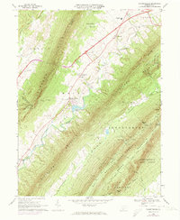 Download a high-resolution, GPS-compatible USGS topo map for Fannettsburg, PA (1973 edition)