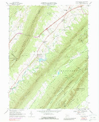 Download a high-resolution, GPS-compatible USGS topo map for Fannettsburg, PA (1988 edition)