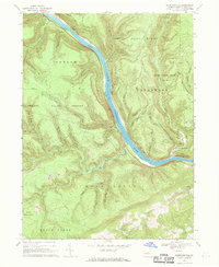 preview thumbnail of historical topo map of Clinton County, PA in 1966