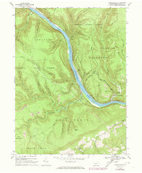 Download a high-resolution, GPS-compatible USGS topo map for Farrandsville, PA (1973 edition)