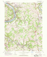 Download a high-resolution, GPS-compatible USGS topo map for Fayette City, PA (1970 edition)