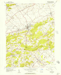 Download a high-resolution, GPS-compatible USGS topo map for Fleetwood, PA (1957 edition)