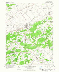 Download a high-resolution, GPS-compatible USGS topo map for Fleetwood, PA (1967 edition)