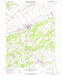 Download a high-resolution, GPS-compatible USGS topo map for Fleetwood, PA (1977 edition)
