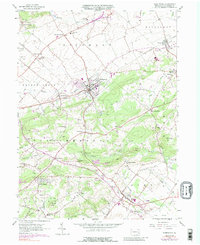 Download a high-resolution, GPS-compatible USGS topo map for Fleetwood, PA (1988 edition)