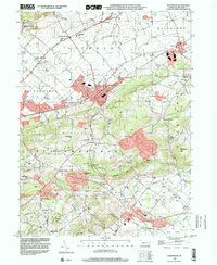 Download a high-resolution, GPS-compatible USGS topo map for Fleetwood, PA (2001 edition)
