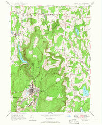 Download a high-resolution, GPS-compatible USGS topo map for Forest City, PA (1966 edition)