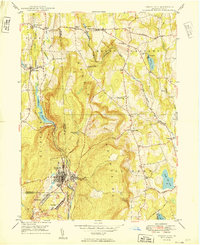 Download a high-resolution, GPS-compatible USGS topo map for Forest City, PA (1949 edition)