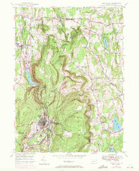 Download a high-resolution, GPS-compatible USGS topo map for Forest City, PA (1971 edition)