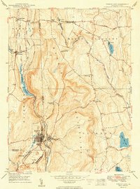 Download a high-resolution, GPS-compatible USGS topo map for Forest City, PA (1949 edition)