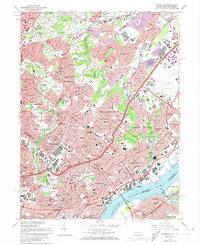 Download a high-resolution, GPS-compatible USGS topo map for Frankford, PA (1974 edition)