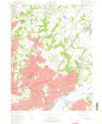 Download a high-resolution, GPS-compatible USGS topo map for Frankford, PA (1960 edition)
