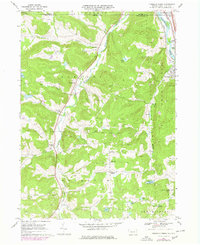 Download a high-resolution, GPS-compatible USGS topo map for Franklin Forks, PA (1978 edition)