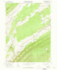 Download a high-resolution, GPS-compatible USGS topo map for Franklinville, PA (1973 edition)