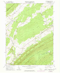 Download a high-resolution, GPS-compatible USGS topo map for Franklinville, PA (1978 edition)