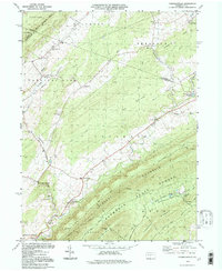 Download a high-resolution, GPS-compatible USGS topo map for Franklinville, PA (1997 edition)