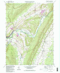 Download a high-resolution, GPS-compatible USGS topo map for Frankstown, PA (1997 edition)