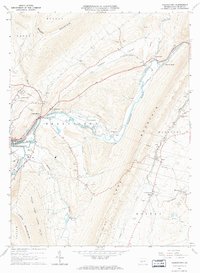 Download a high-resolution, GPS-compatible USGS topo map for Frankstown, PA (1973 edition)
