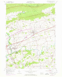 Download a high-resolution, GPS-compatible USGS topo map for Fredericksburg, PA (1970 edition)